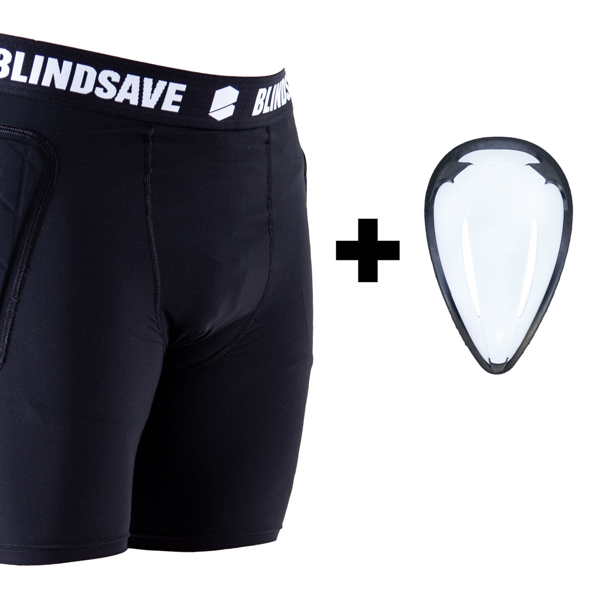 BLINDSAVE PADDED COMPRESSION GOALIE SHORTS