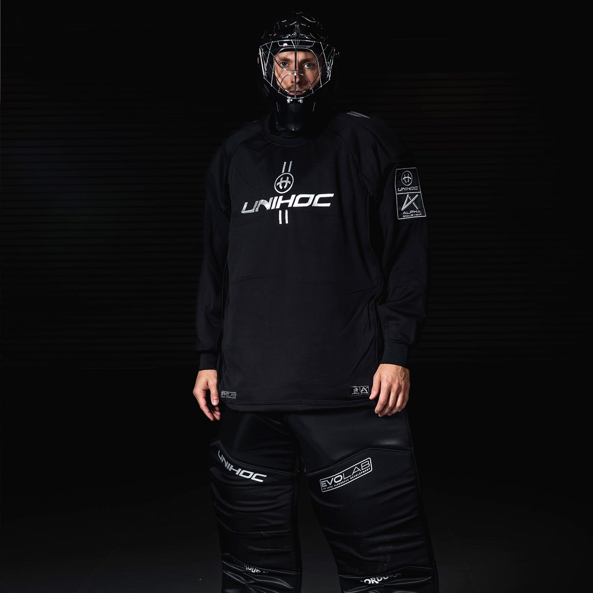UNIHOC ALPHA EVOLAB GOALIE JERSEY AND PANTS
