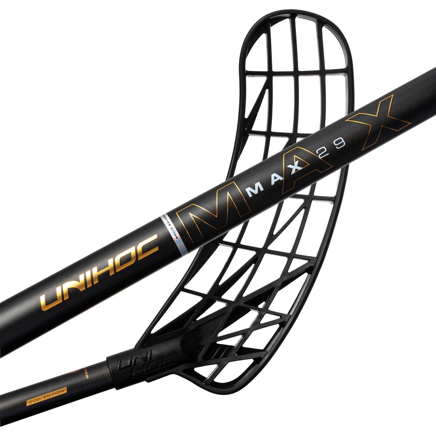UNIHOC MAX 29 OVAL BLACK/GOLD